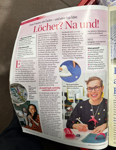 Interview in "Bild der Frau"