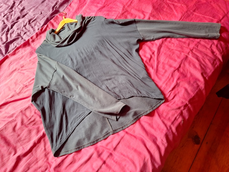 Ulrikes Pullover vor dem Upcycling